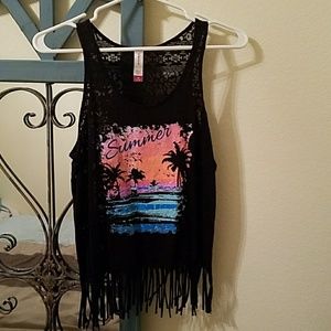 Summer black tank top!